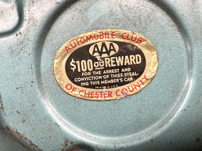 1965 1966 Chevy Impala Glove Box Door Hinge Emblem Belair glovebox 65 66 B36-1