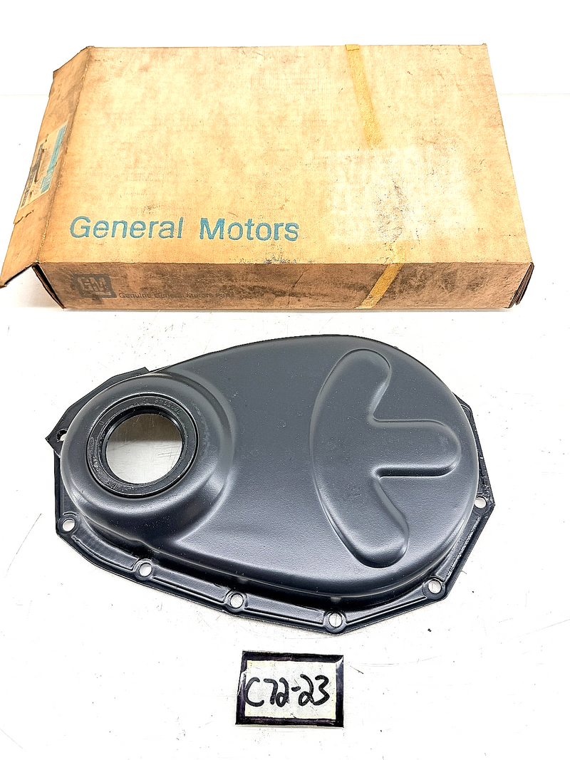 NOS 1937 - 1962 Chevy Master Impala Bel Air Crankcase Timing Cover 838869 C72-23
