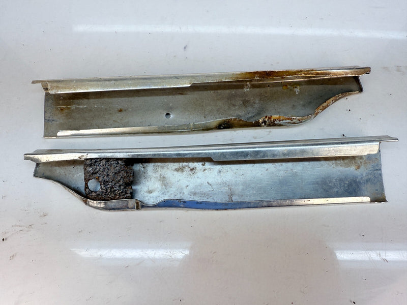 OEM 1960 Chevy Impala Pair Lower Grille Trim Filler Splash Shield Molding B61-50