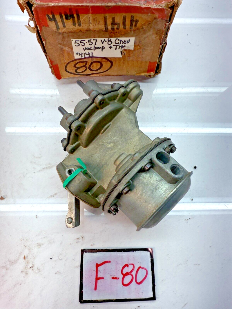 NORS 1955 -  1957 Chevrolet ALL V8 ex.Corvette Dual Action Fuel Pump 4141 F-80