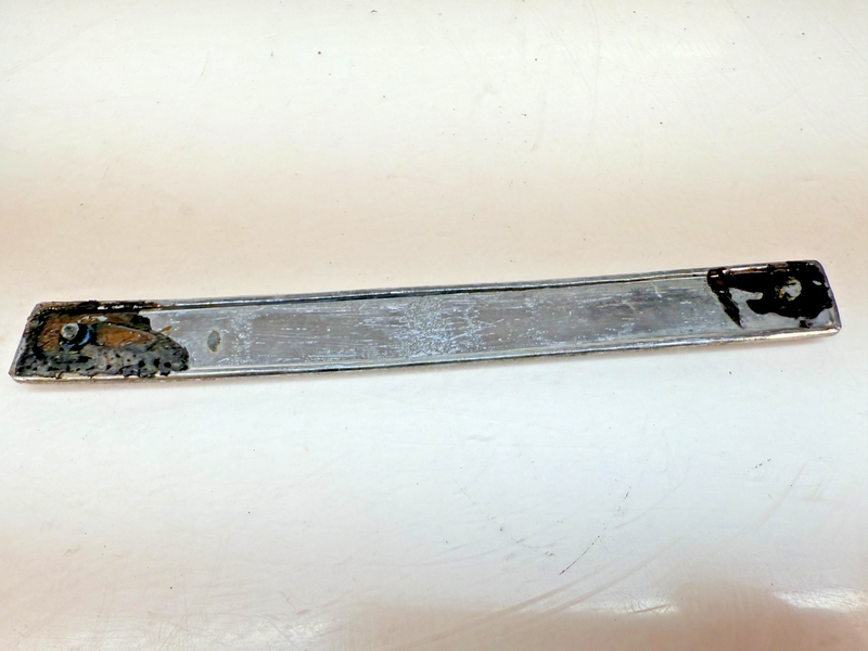 OEM 1960 Chevrolet Impala #5 Left Front Fender Chrome Molding Trim Louver E6-82