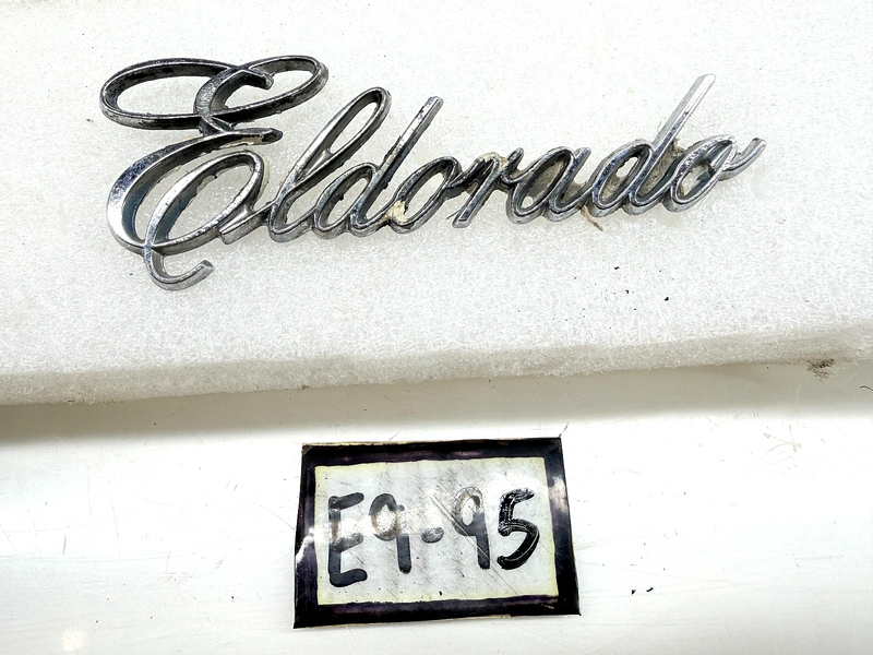 OEM 1979 - 1985 Cadillac " Eldorado " Chrome Sail Panel Emblem E9-95