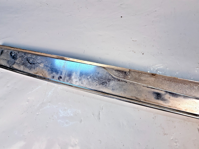 RARE OEM 1964 Ford Fairlane 500 Front Bumper Filler Panel TRIM MOULDING S1-69