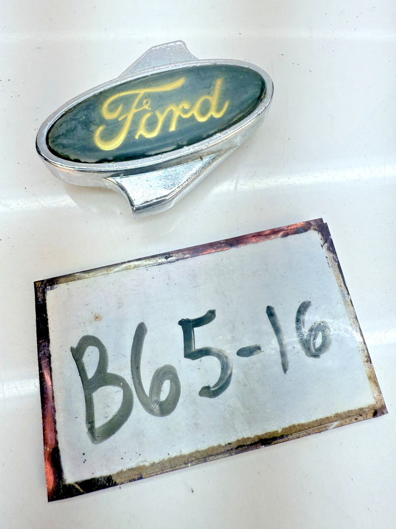 OEM Ford Limited Edition 1984 - 1986 Mustang SVO Screw on Emblem Marked B65-16