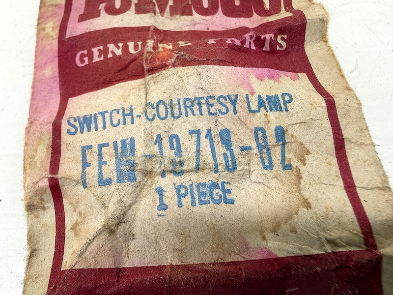 NOS 1965 1966 1967 FORD MUSTANG COURTESY LAMP SWITCH FEW-13713-B2 C67-156