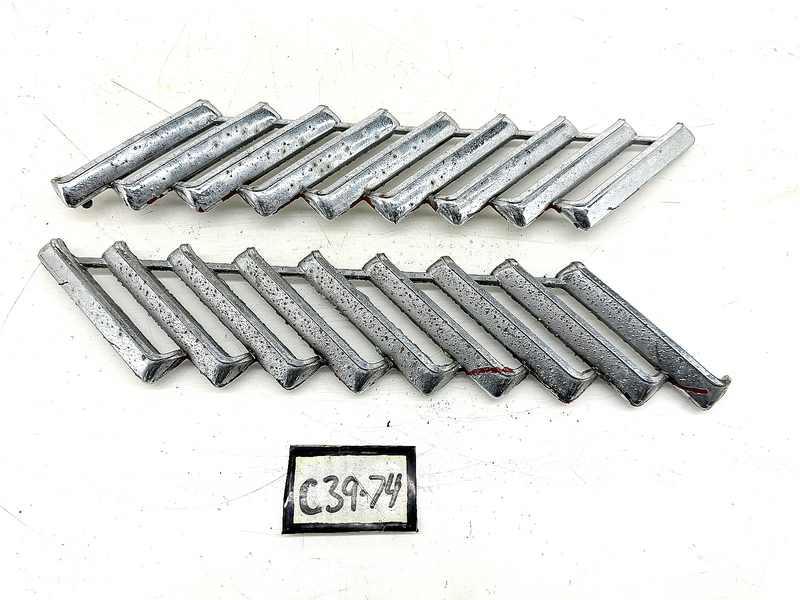 OEM 1955 1956 1957 Thunderbird Fender Hash Markers Trim  BN16228-A BN16229-A C39