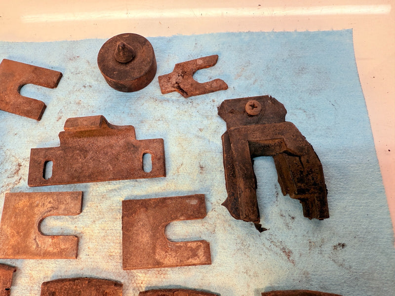 OEM 1959 1960 Chevy Impala Belair Bonneville Misc Mounts & Clips B60-64