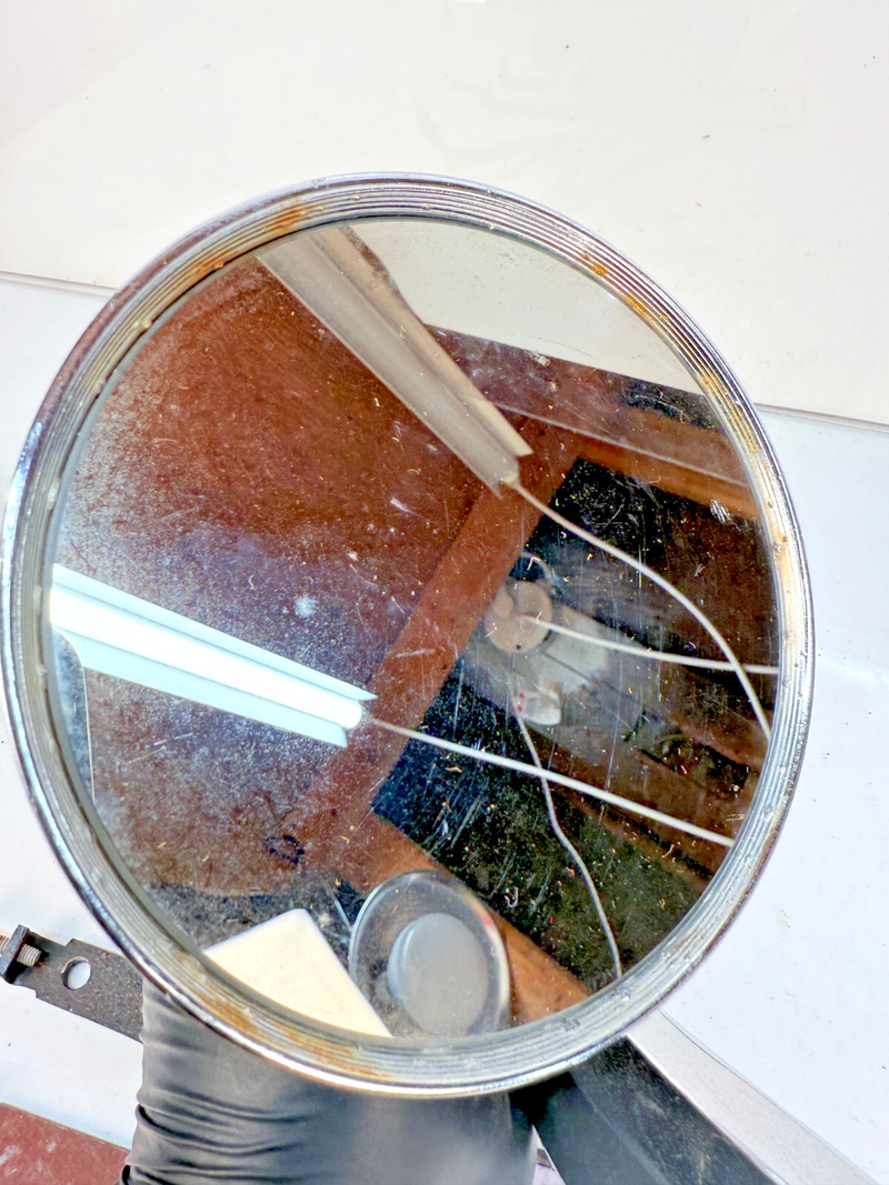 OEM 1959 1960 Chevy Impala Outside Door Chrome Mirror 3772388 B62-38