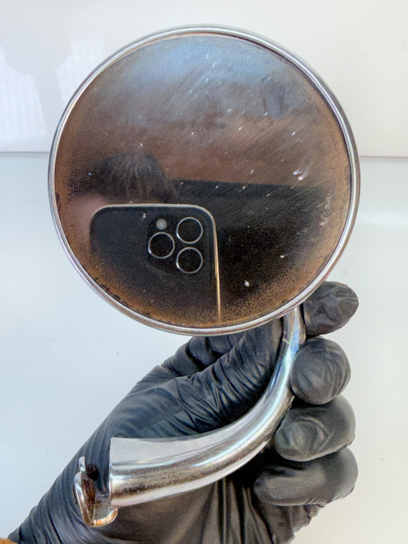 Vintage 1930's & 1940's Clamp On Chrome Side Mirror B55-15