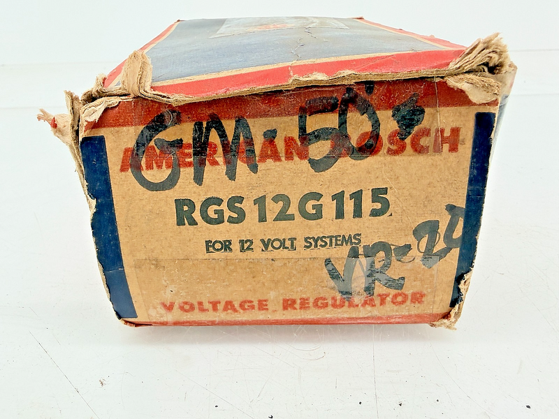 NOS 1953 - 1965 JEEP STUDEBAKER AMC VOLTAGE REGULATOR RGS 12G115 VR20 C74-13