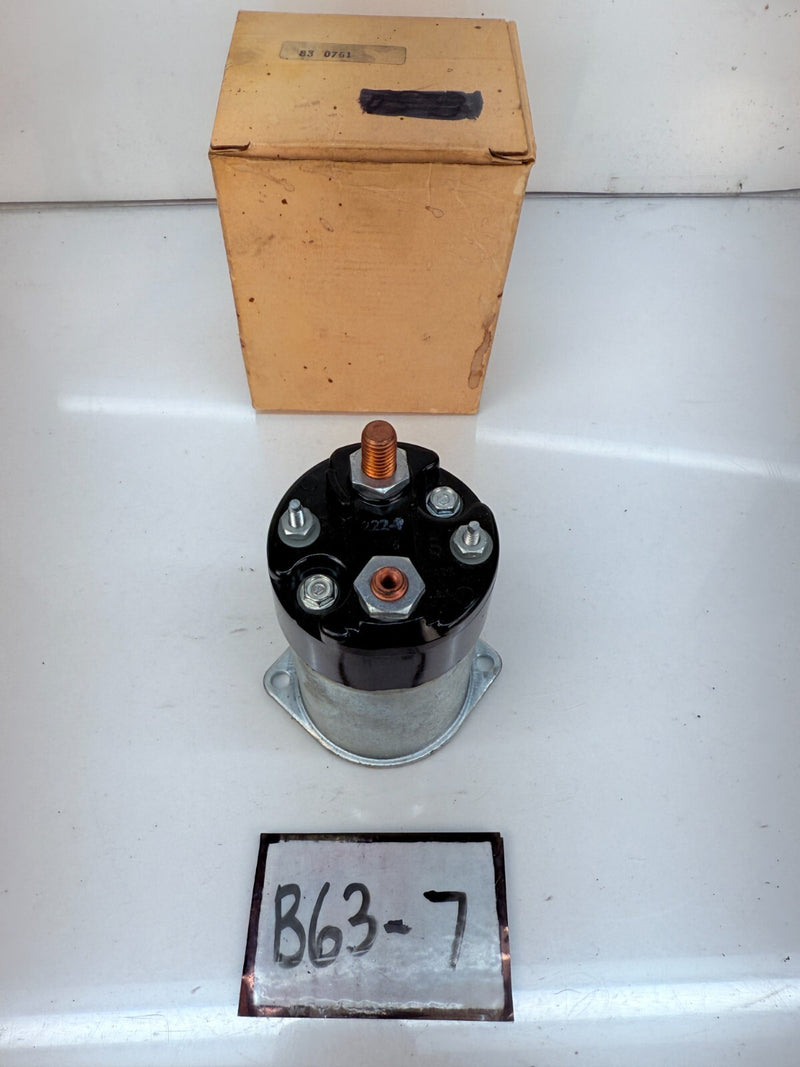 NOS Chevy GM 1957 58 59 60 Corvette Bel Air Starter Solenoid 1119919 Delco B63-7