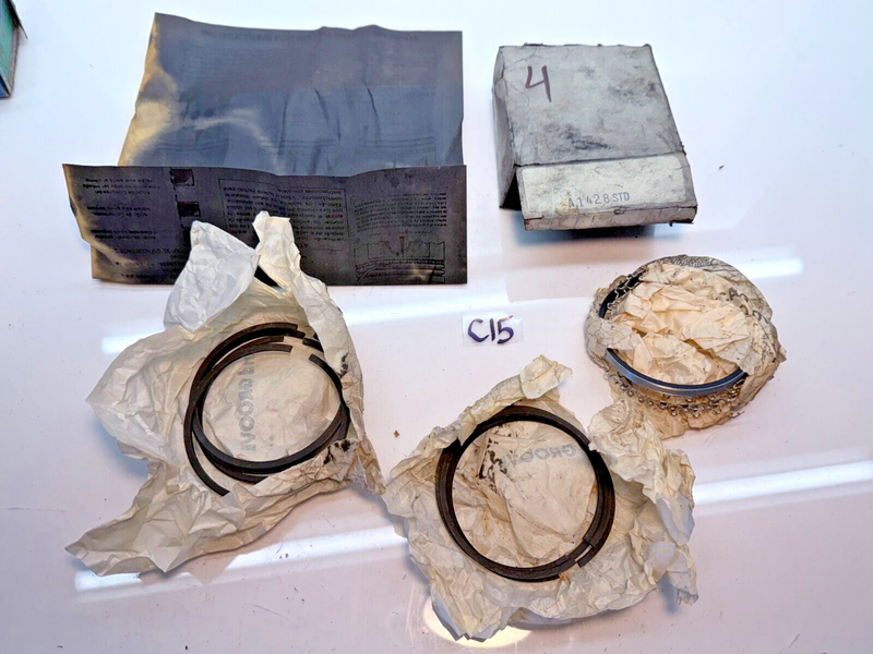 NOS Piston Rings - A1428-STD - Fits Audi 1.6L - VW 1.5L and 1.6L C15-4