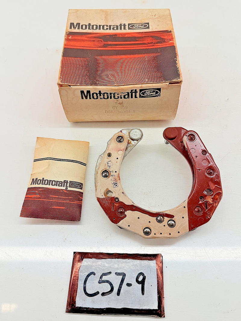 NOS Ford D0AZ-10304-A Alternator Rectifier Kit C57-9