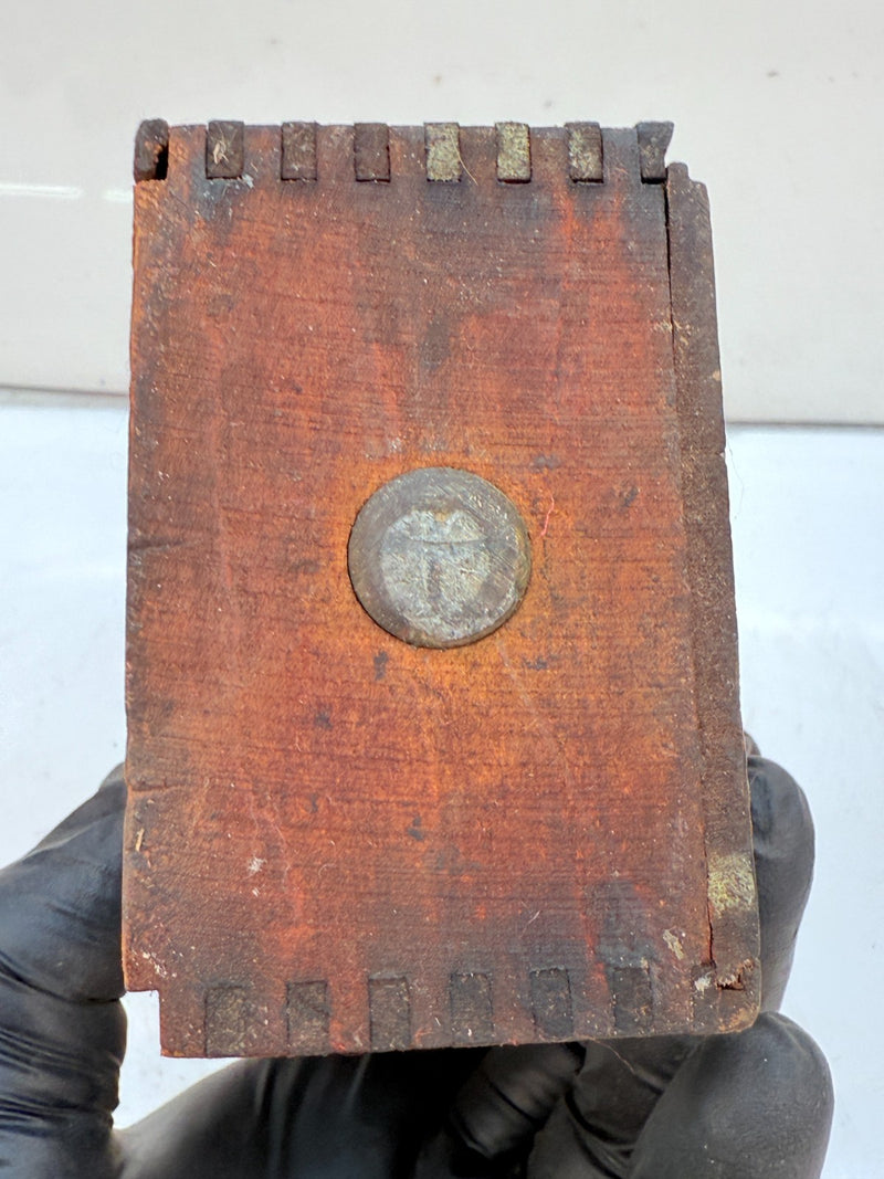 RARE Antique 1908 - 1927 Ford Model T Buzz Coil Box - Metal Top Display B78-25