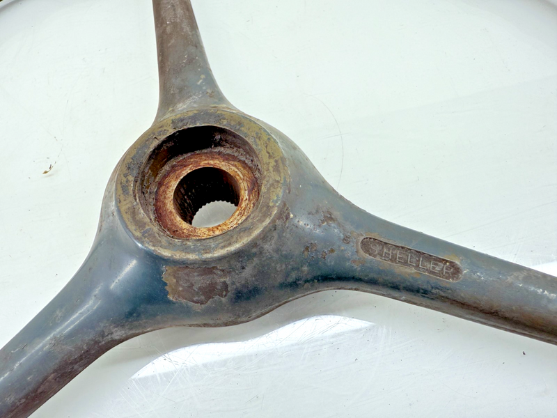 OEM Sheller Jeep Willys CJ 3 Spoke Steering Wheel MILITARY SW-3