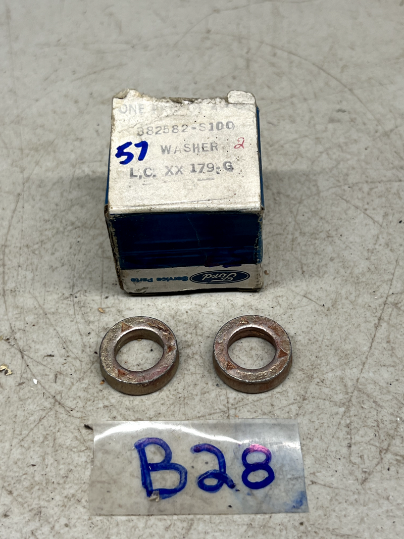 NOS Ford 382582-S100 Washer Pack of 2 NOS B28-57