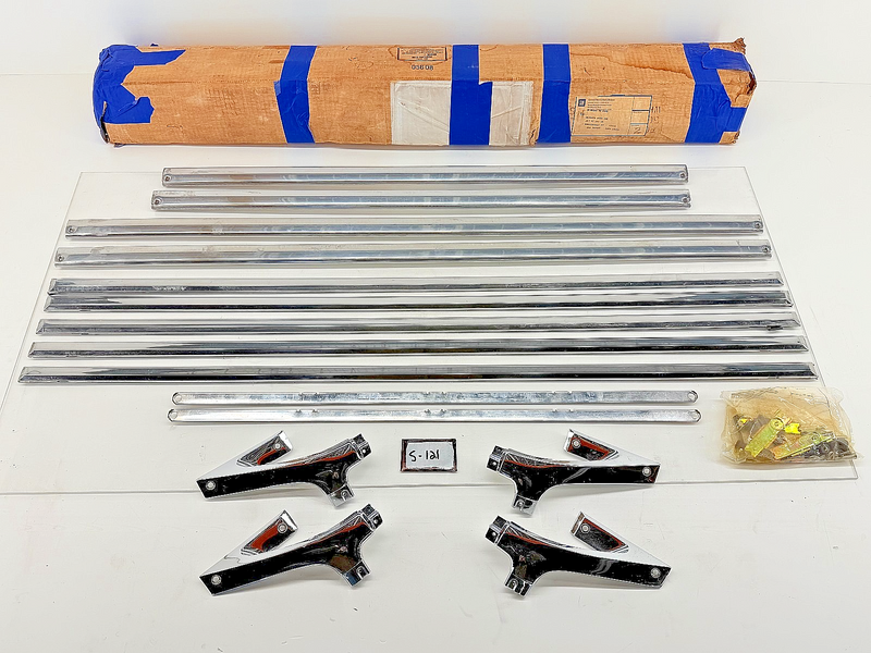 NOS 1973 - 1977 Chevrolet Chevelle Station Wagon Luggage Roof Rack Kit GM S-121