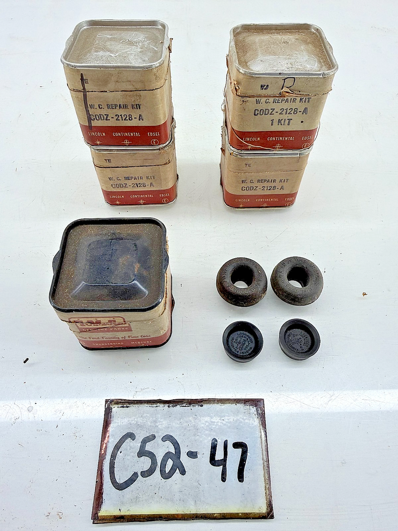 (1) NOS 1964.5 1965 Mustang 1960-64 Falcon REAR BRAKE WHEEL CYLINDER REPAIR KIT