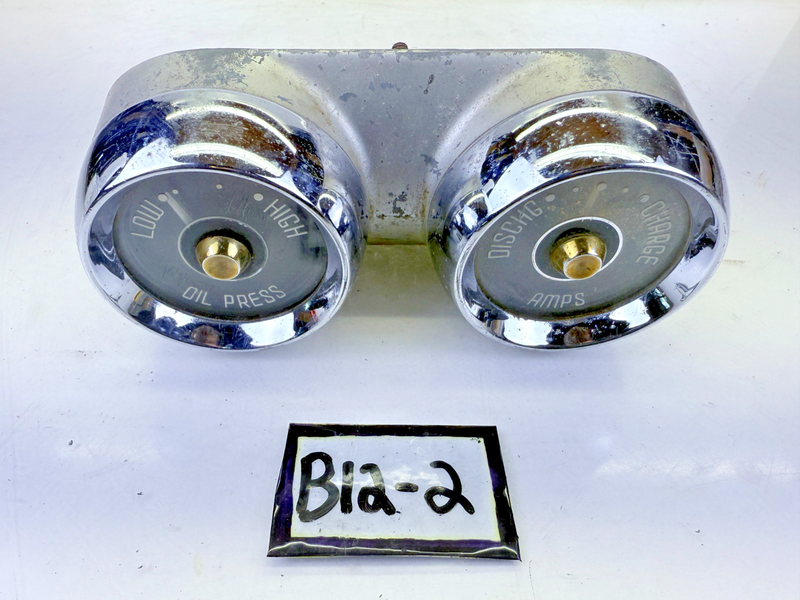 OEM 1957 1958 DeSoto Dash Housing Gauges Oil Pressure Amps Gauge Rat Rod B12-2