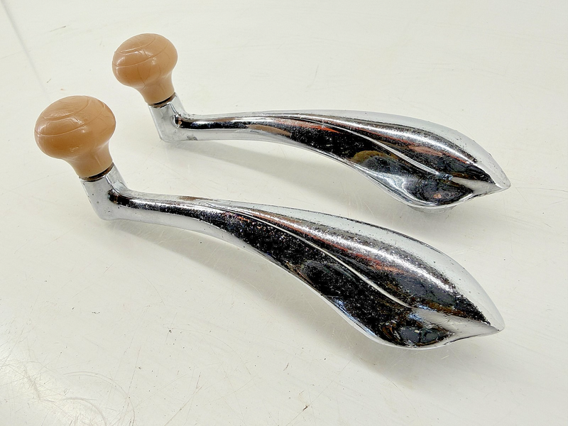 Vintage Original 1941 - 1948 FORD WINDOW CRANKS HANDLES PAIR 1942 1947 C64-50