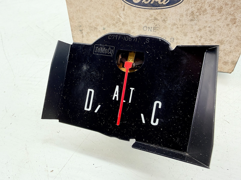 NOS 1967 - 1972 Ford Truck AMP Gauge Charge Indicator DC C7TZ-10850-B C72-12