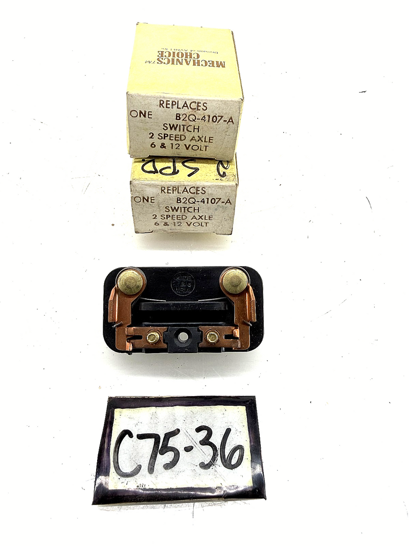 (1) NOS 1952 1953 FORD ELECTRIC SHIFT AUTO SWITCH ASSEMBLY C75-36