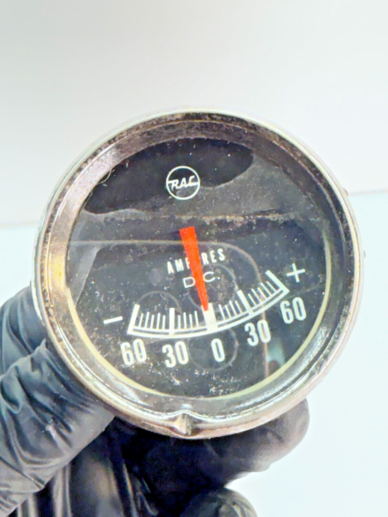 Vintage RAC Amp Gauger RAC Amperes Rat Hot Rod B8-4