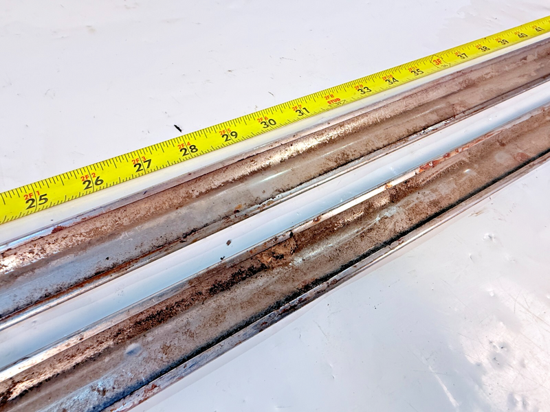 ORIGINAL 1956 CHEVROLET BEL AIR  Pair of FRONT DOOR TRIM Moulding S1-74