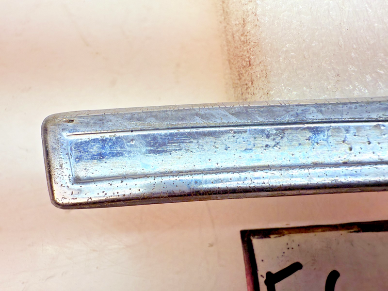 OEM 1960 Chevrolet Impala #5 Left Front Fender Chrome Molding Trim Louver E6-84