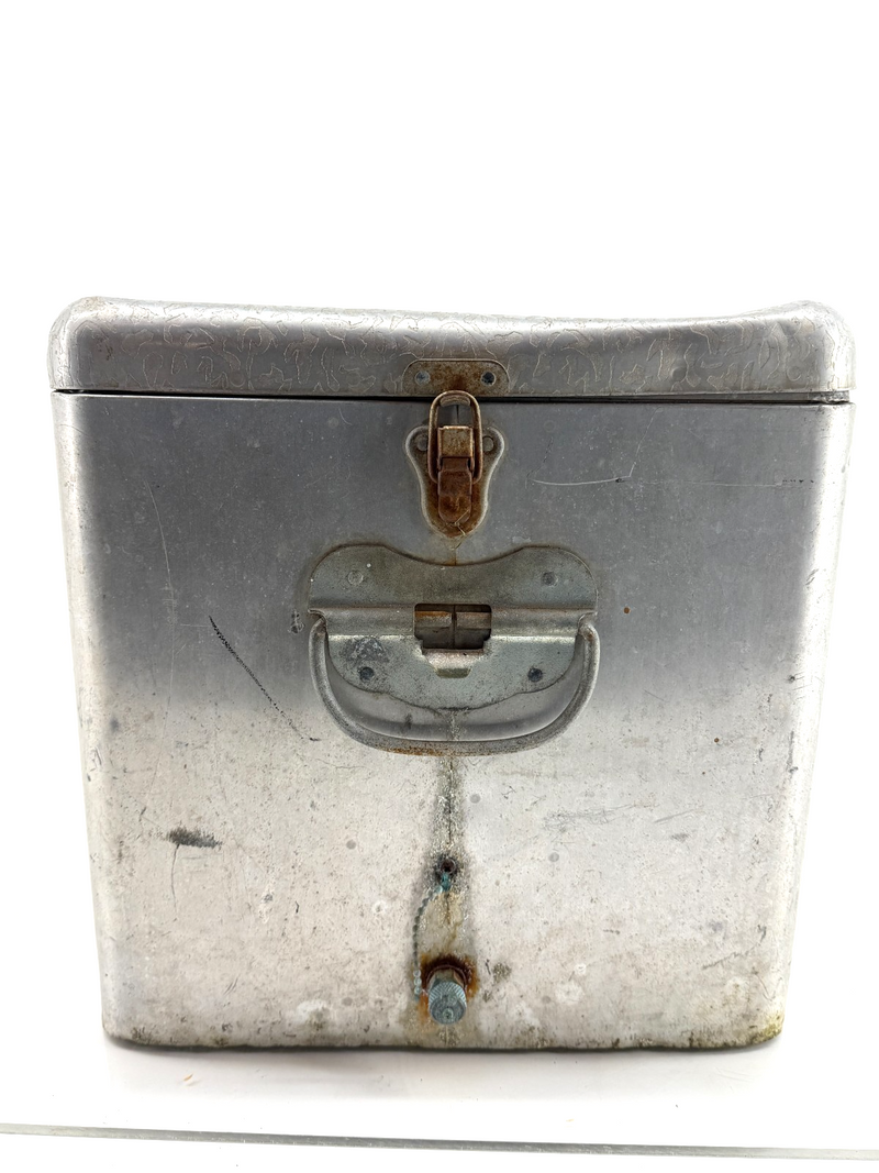 Vintage 1950s Hires Root Beer Metal Advertising Cooler Ice Chest Aluminum Picnic