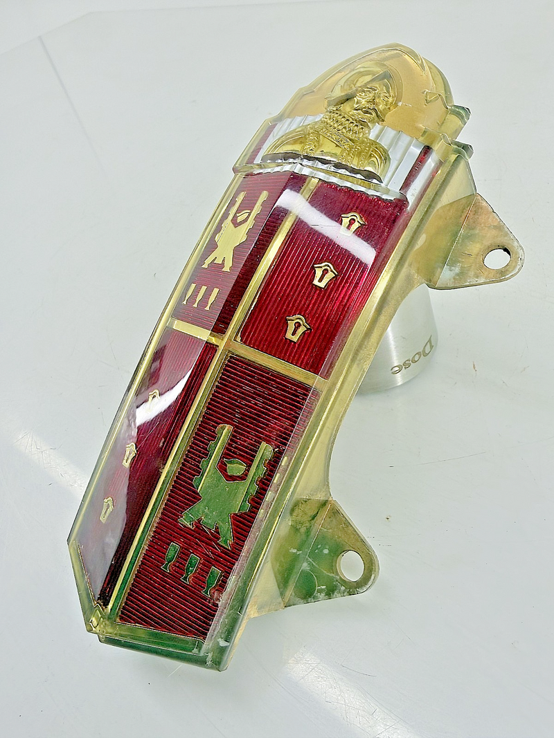 Rare NOS ORIGINAL 1950 De Soto Plastic Hood Emblem OEM Desoto C49-32