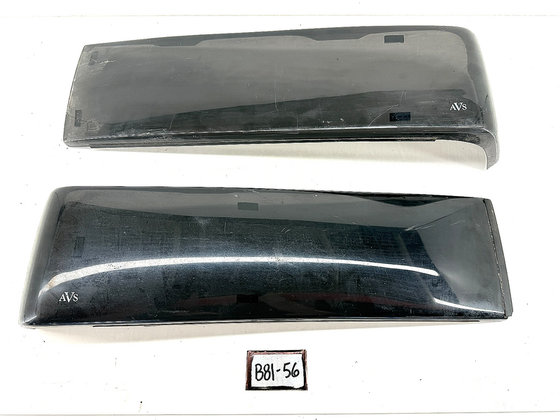 USED AVS 1987 - 1993 Mustang GT Styling Blackout Smoke RR Taillight Covers B81