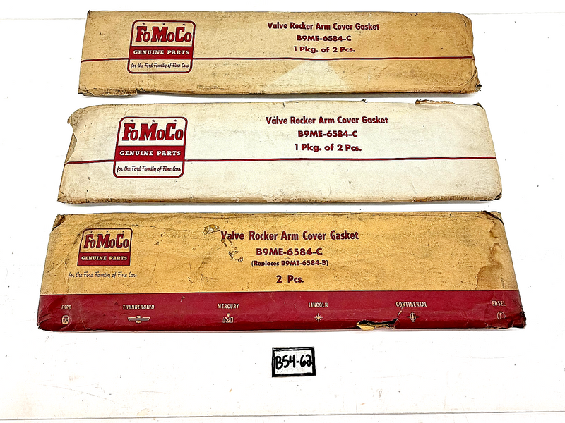(1) NOS 1957 Ford Thunderbird Y-Block V8 Valve Cover Gasket 292 312 B9ME B54-62