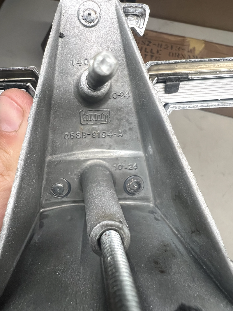 *NOS* Original 1966 66 FORD THUNDERBIRD Front Grille Chrome Emblem Badge U1C-B7