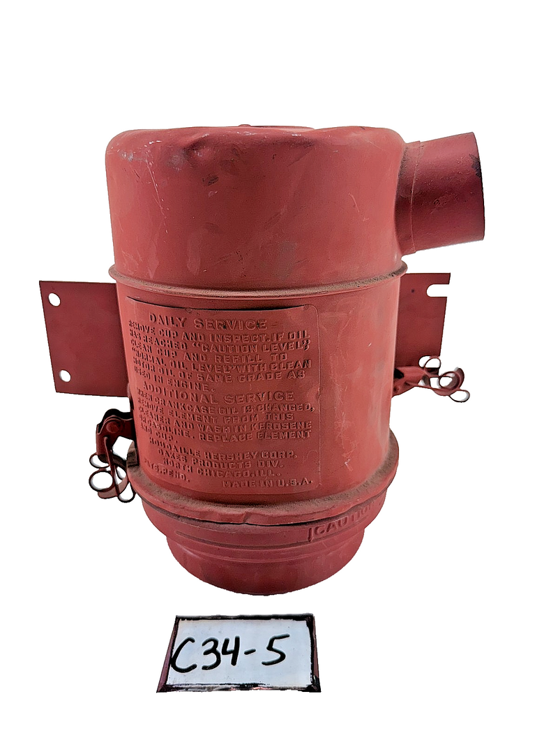 OEM WWII Willys MB Ford GPW Jeep M38 CJ2A G503 Oil Bath Air Cleaner Type-2 C34-5