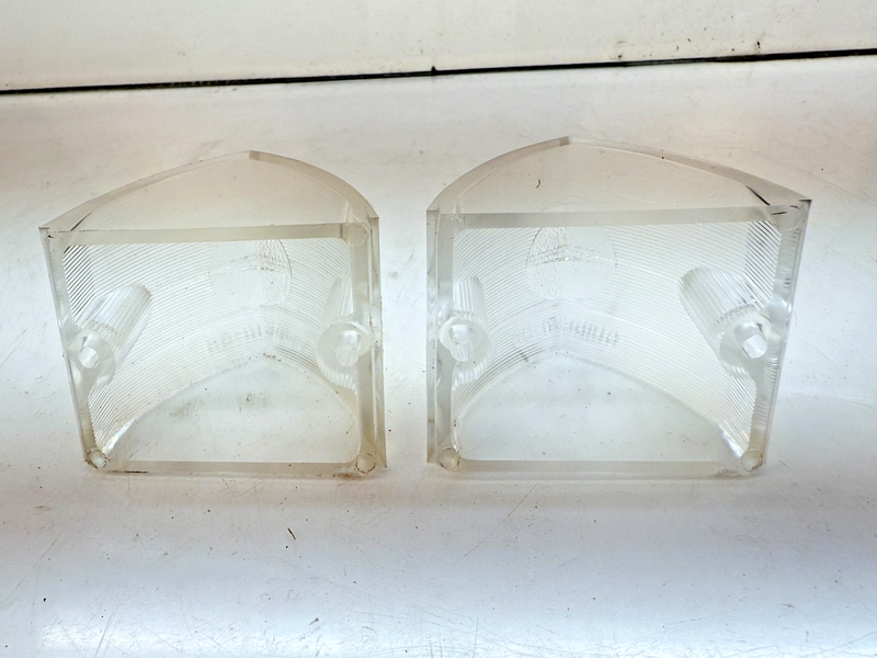 OEM Delco Guide 1956 Chevy Bel Air PAIR Reverse Light Lens 5947162 RI-56 B4-9
