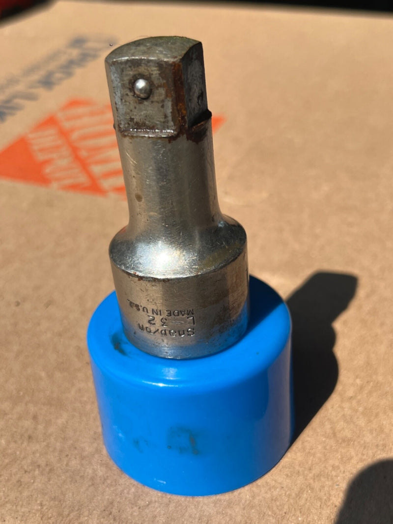 Snap-on Tools USA 3/4" Drive Lock Button 3" Chrome Socket Ratchet Extension L-32