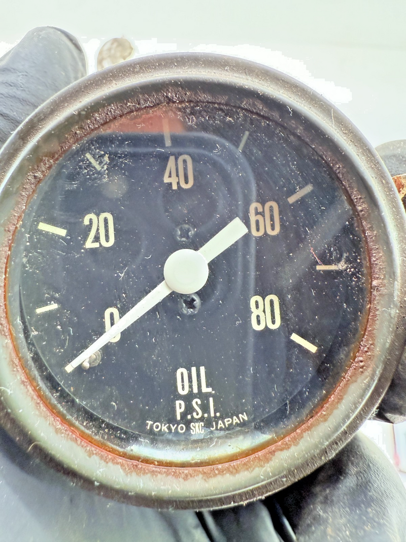 Vintage Original SKC Oil Pressure Gauge Gauge C38-36