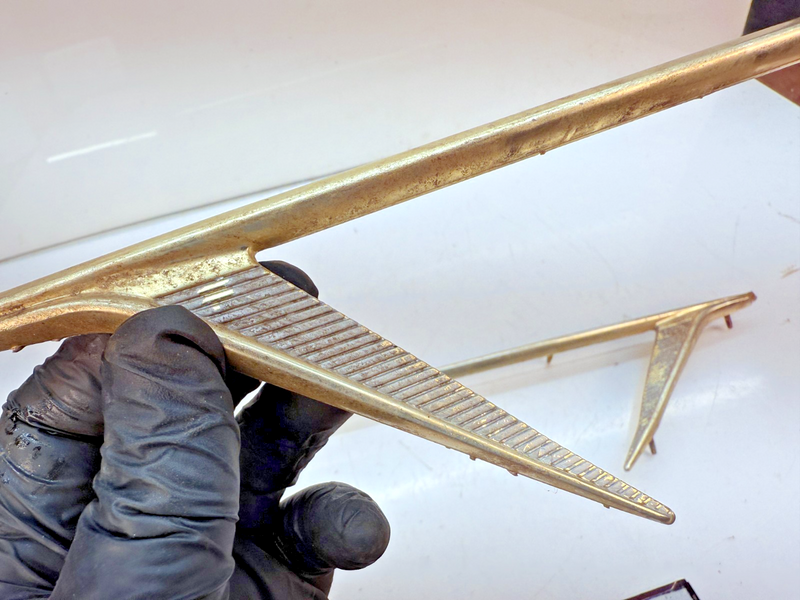 OEM 1962 Ford Falcon Fender Badge Emblems C2DB-16229-B C2DB-162228-B B80-18