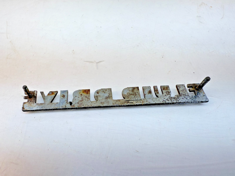 Vintage OEM 1949 DeSoto Fluid Drive Emblem MOPAR 49 CUSTOM CONVERTIBLE E8-22