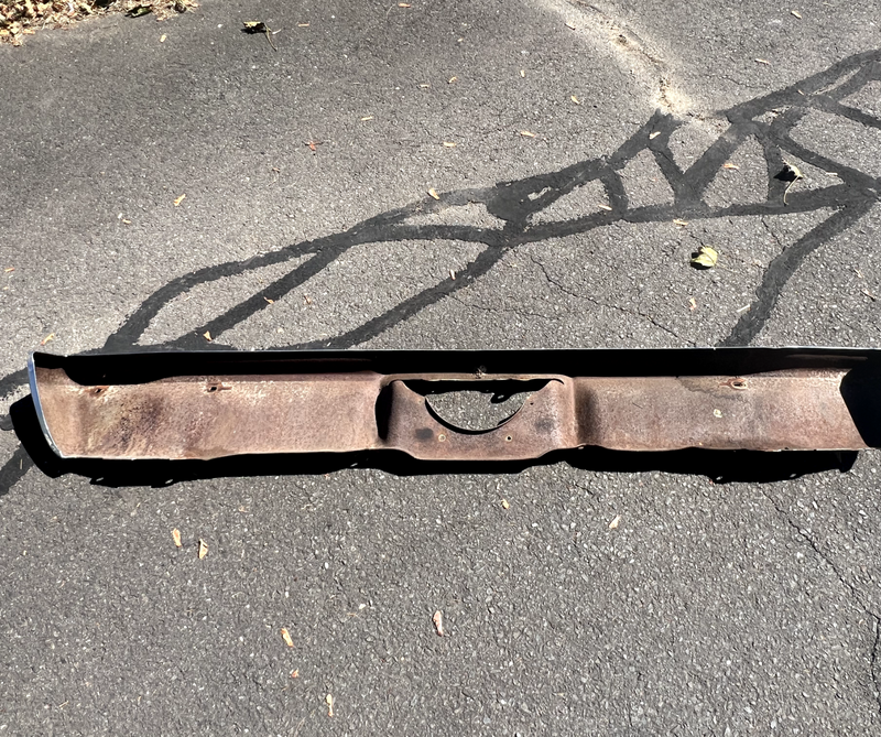 OEM Original 1969 69 CHEVELLE MALIBU CHROME REAR BUMPER STRAIGHT