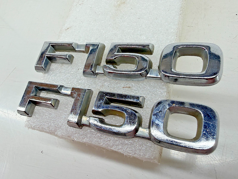 OEM 1980 1981 1982 FORD TRUCK F-150 EMBLEM PAIR E0TB-16B114-FB E7-115