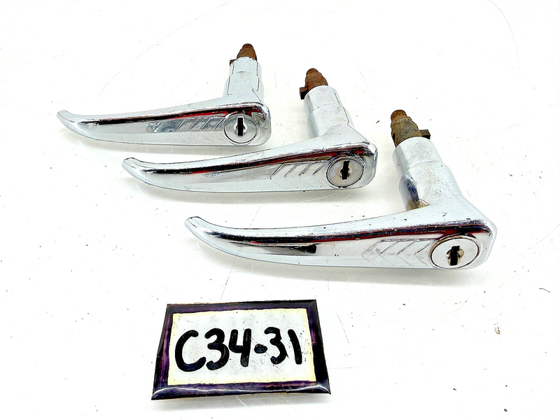 (1) 1939 1940 1941 BUICK PONTIAC OLDS REAR TRUNK LID LOCKING HANDLE ROD RAT C34
