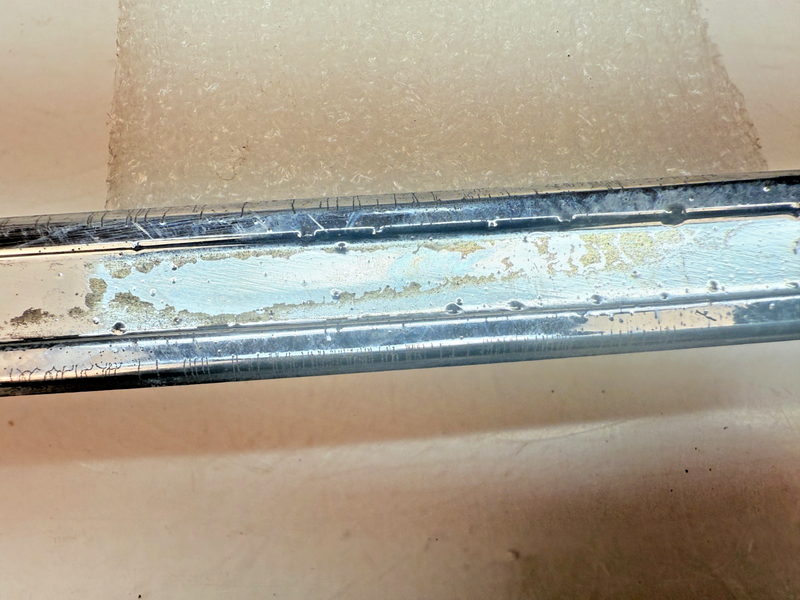 OEM 1960 Chevrolet Impala #1 Left Front Fender Chrome Molding Trim Louver E6-70