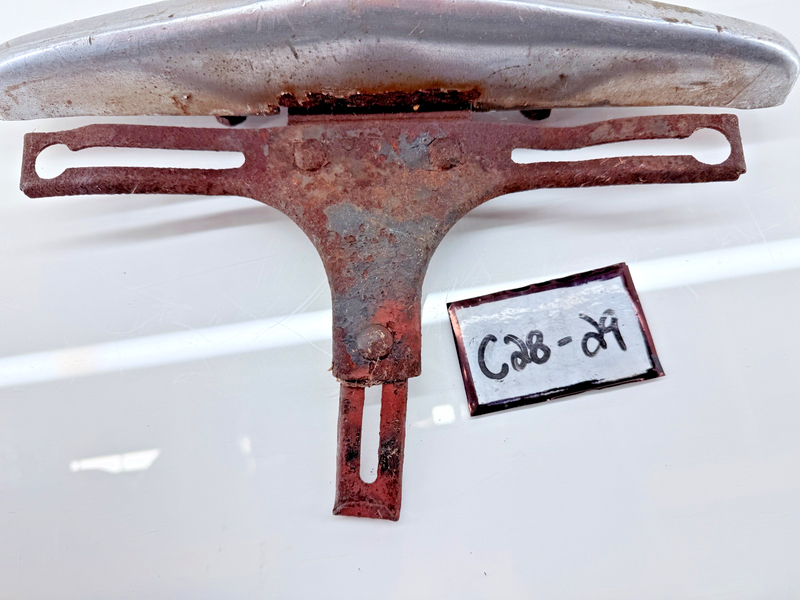 VINTAGE ORIGINAL 1930's Bumper Guard / License Plate Frame Rat Rod C28-29