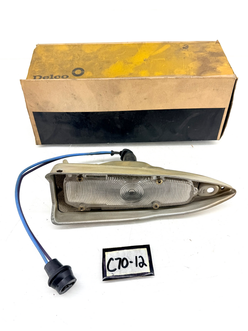NOS 1959 Chevrolet Belair Biscayne Impala RH Parking Lamp Assembly Light C70-12