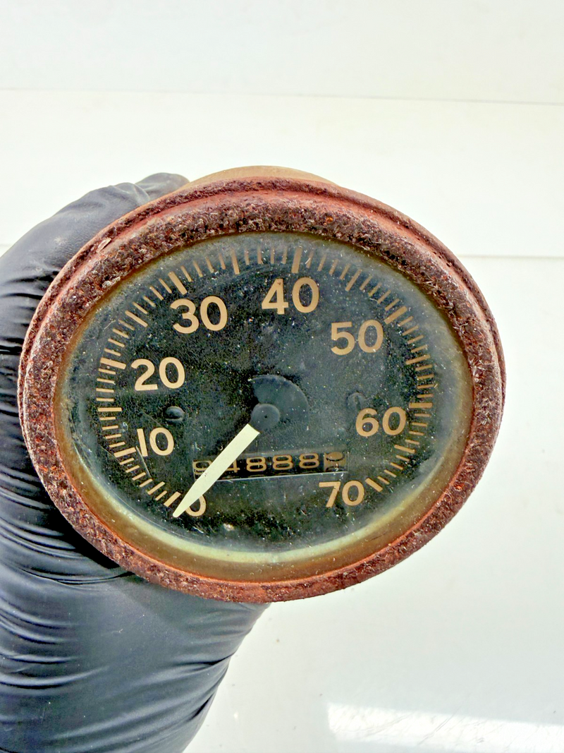 OEM 1946 - 64 Willys Jeep CJ2A CJ3A CJ3B GPW MB Speedo Speedometer 70MPH C33-34