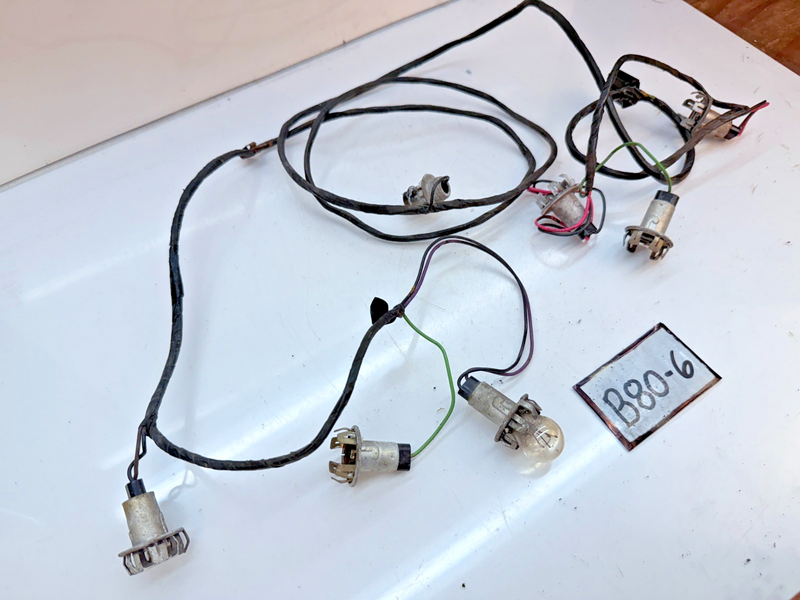 OEM 1960 60 Chevy Impala Rear Light Wiring Harness Rear Section 2 / 4 Door B80-6