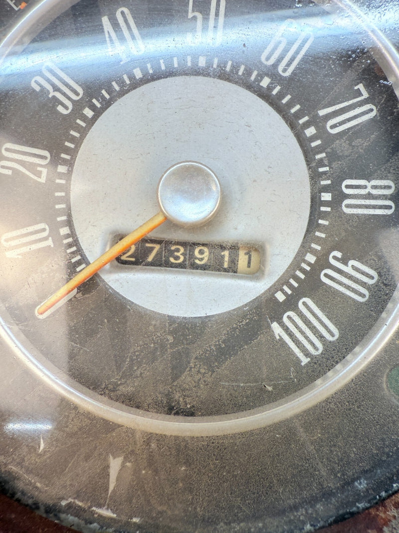 Original Early Classic Ford Bronco Gauge Cluster Speedometer D2BF-10876 B62-30