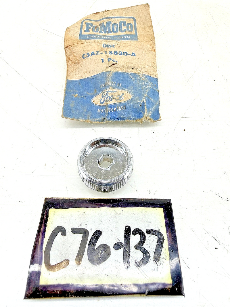 NOS 1965 1966 FORD GALAXIE RADIO DISC ASSY C5AZ-18830-A C76-137